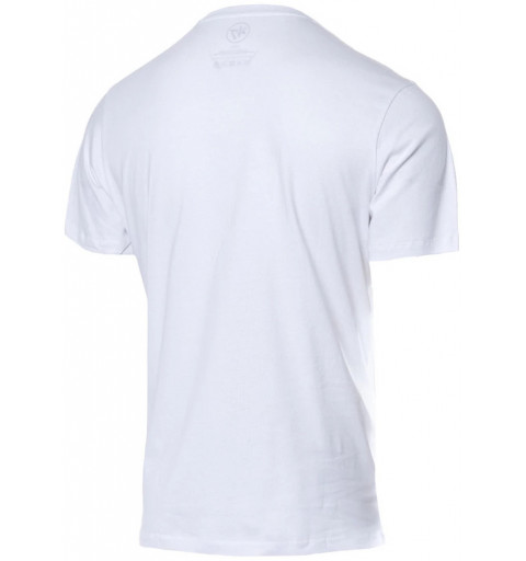 47Brand New York Imprint Echo T-Shirt Branco Vermelho Logo 681630 559538
