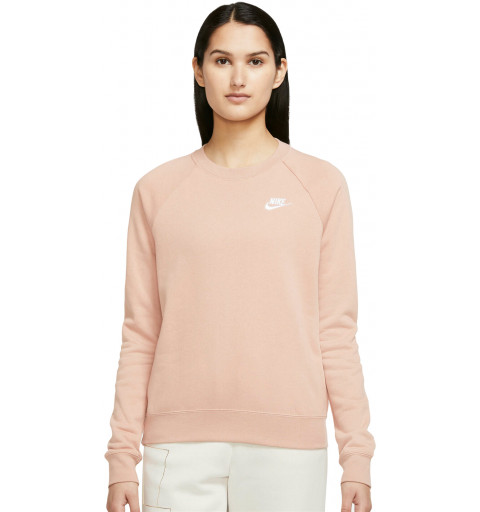 Nike Women Essentials Basic Pink Sweatshirt BV4110 609