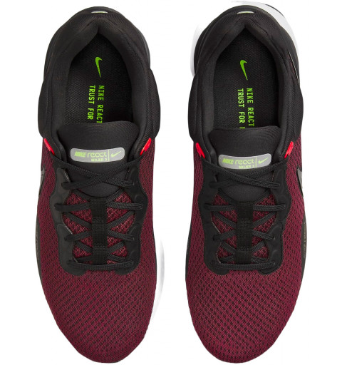 Shoe Nike React Miler 3 Running Black Red DD0490 003