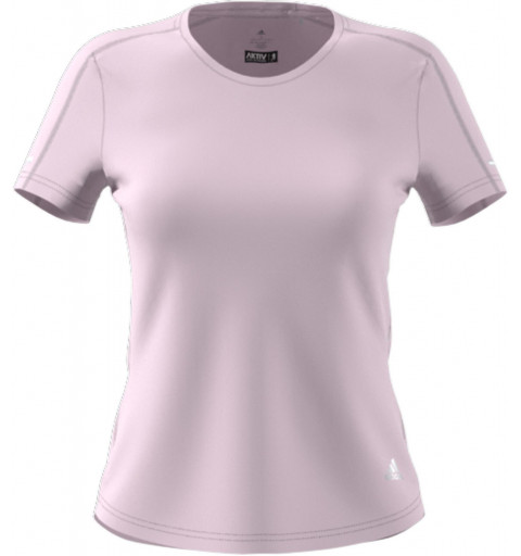 T-shirt Adidas Run It da donna in rosa HD0658