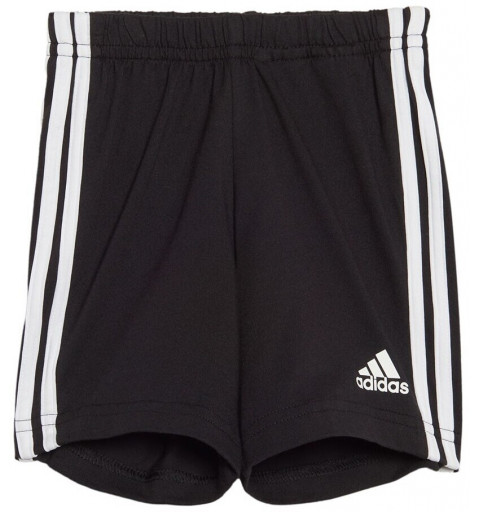 Adidas Set di T-Shirt e Short 3 Stripes Sport Rosa HF1906