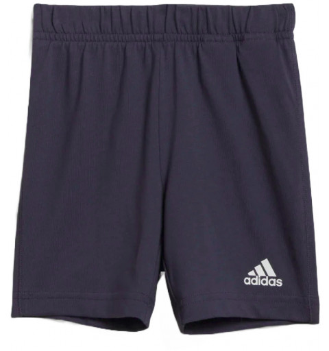 Conjunto de camiseta e shorts Adidas para meninos Bos Sum Blue HF1965