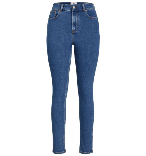 Jeans skinny de cintura alta feminina JJXX Vienna azul