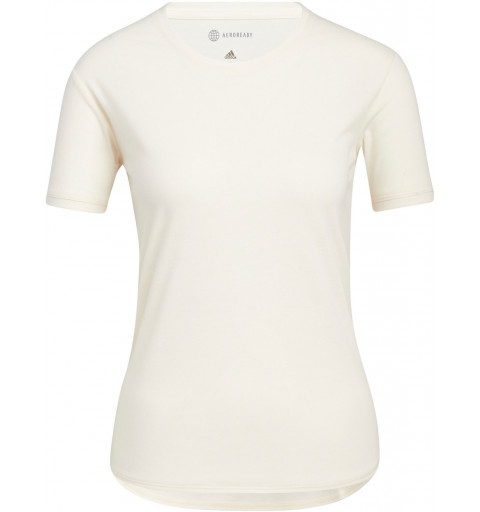 Camiseta Adidas Feminina Go To Tee 2.0 Bege HD9563
