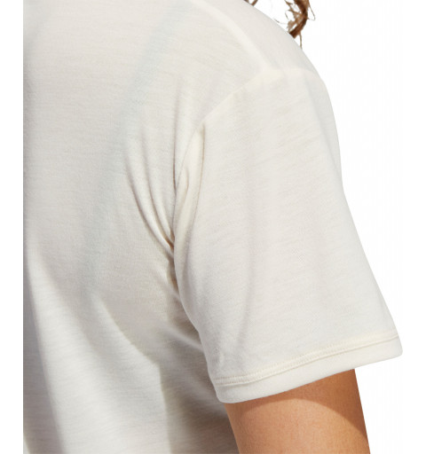 Camiseta Adidas Feminina Go To Tee 2.0 Bege HD9563