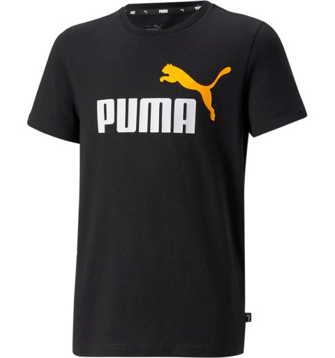 Camiseta Puma Niños Essentials + 2  Col Logo Negra 586985 54