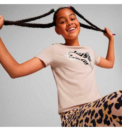 Puma T-Shirt für Mädchen Alpha Tee Rosa 670213 47