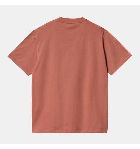 Camiseta feminina Carhartt S/S Script Misty Blush I030797.10F