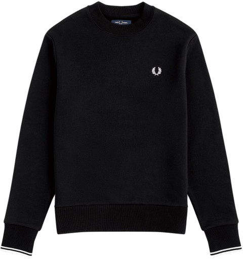 Fred Perry 9422 102 Black Cotton Sweatshirt
