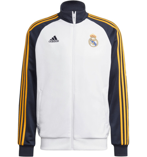 Jacket Adidas Real Madrid DNA 3 Stripes White HD1324