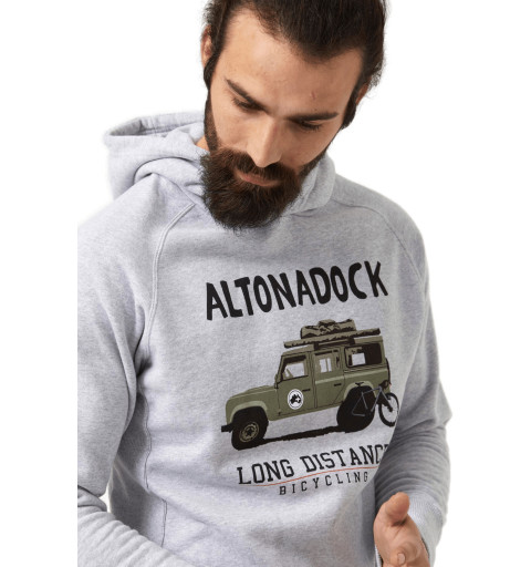 Altonadock Land Rover Hoodie in Grau 222275030484
