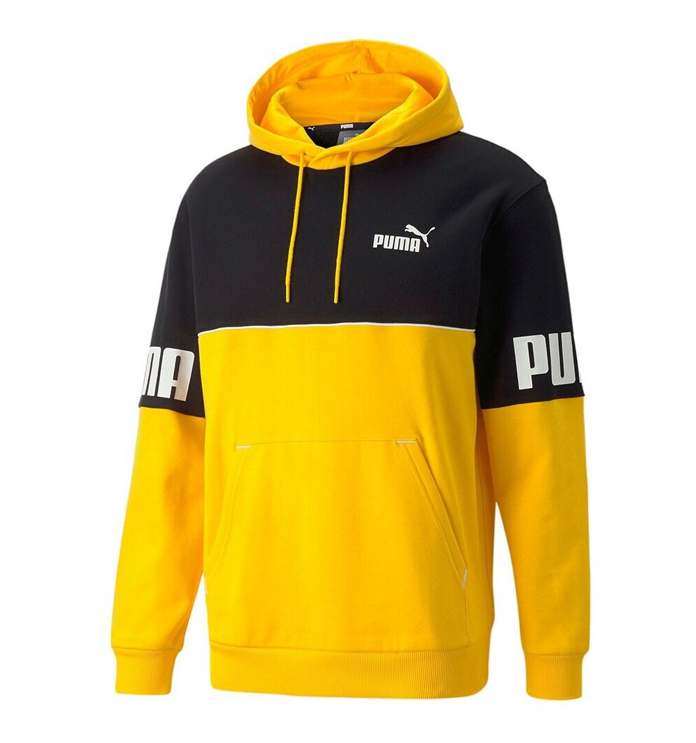 Puma Power Colorbloc Sweatshirt Yellow 849807 39