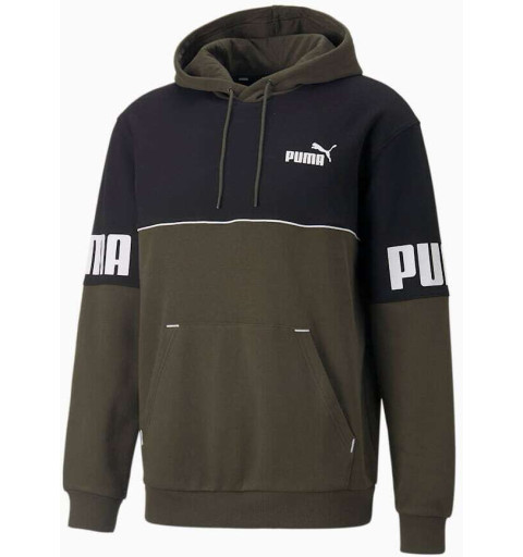 Puma Power Colorbloc Hoodie Forest Night 849807 70