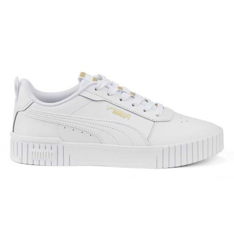 Puma Carina 2.0 Tape Sneaker in White Leather 385850 01