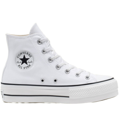 Converse Chuck Taylor High Sneaker in White Leather A02486