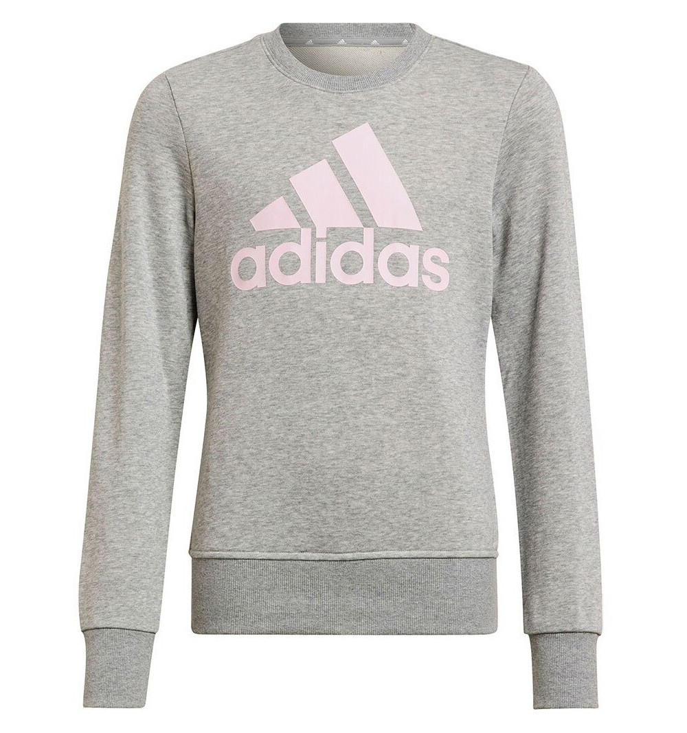 Suéter Adidas Girl BL Essentials cinza HM8706