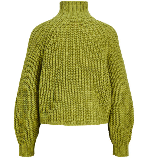 JJXX Women's Kelvy Chunky Turtleneck Sweater in Green 12213689