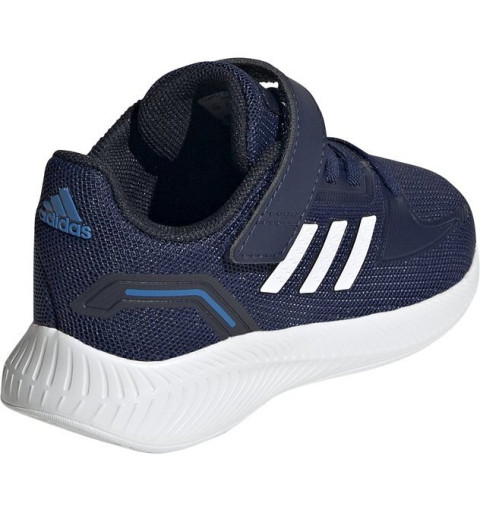 Zapatilla Adidas Runfalcon 2.0 Niños Velcro Azul Marino GX3540