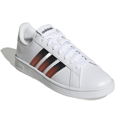 Adidas Grand Court Beyond Sneaker in White Leather GY9630