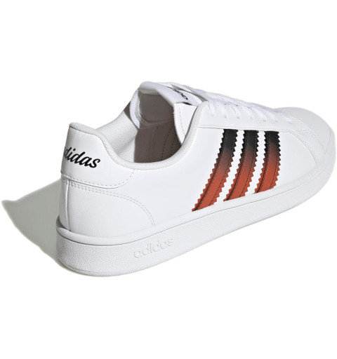 Adidas Grand Court Beyond Sneaker in White Leather GY9630