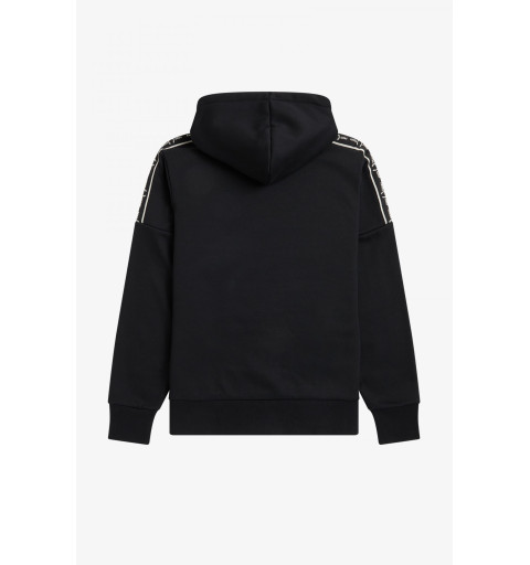 Fred Perry Bold Tipped Hooded Sweatshirt Black M4701.102