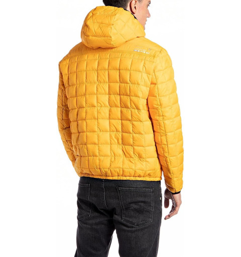 Replay Down Jacket M8260 with Hood in Yellow