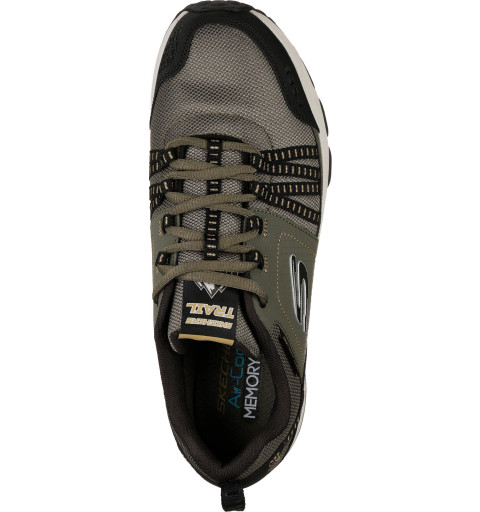 Skechers Escape Plan Waterproof Green Shoe 51591 OLBK
