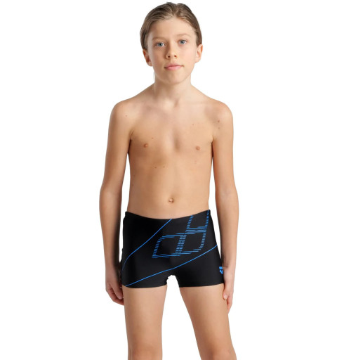 Costume da bagno per ragazzi Arena Swim logo in nero 5549 580