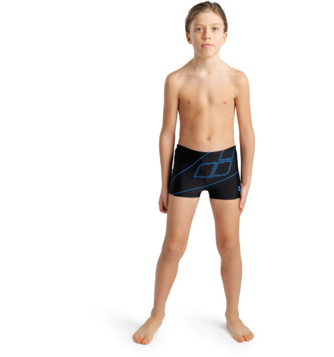 Arena Badeanzug für Jungen Swim Logo in Schwarz 5549 580
