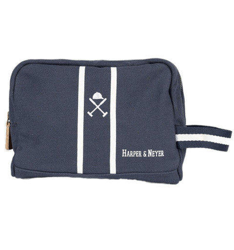 Harper And Neyer Nos Toiletry Bag in Navy Blue Canvas 921NOS001 002