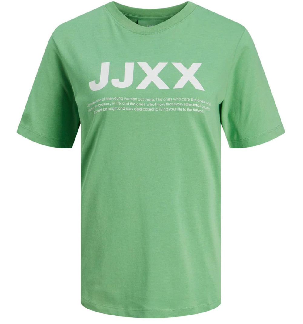 JJXX JXANNA T-shirt Short Sleeve Round Neck Regular Every Big Logo Green