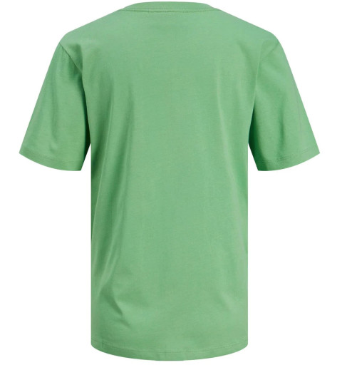 Camiseta JJXX JXANNA manga curta gola redonda regular cada logotipo grande verde