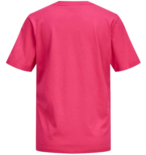 JJXX JXANNA T-Shirt Kurzarm Rundhals Regular Every Big Logo Pink