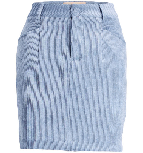 JJXX Women's Phoebe Corduroy Skirt in Blue Corduroy 12222029