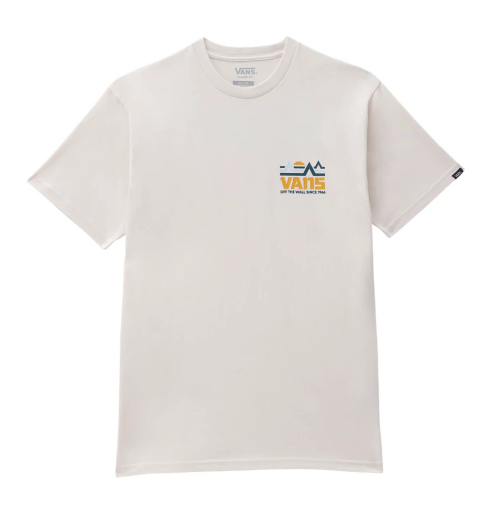 Vans MT Kurzarm-Baumwoll-T-Shirt in Weiß VN0A7S663KS