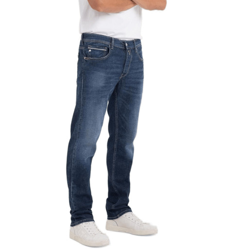 Replay Jeans MA972 Grover Straight Fit Azul