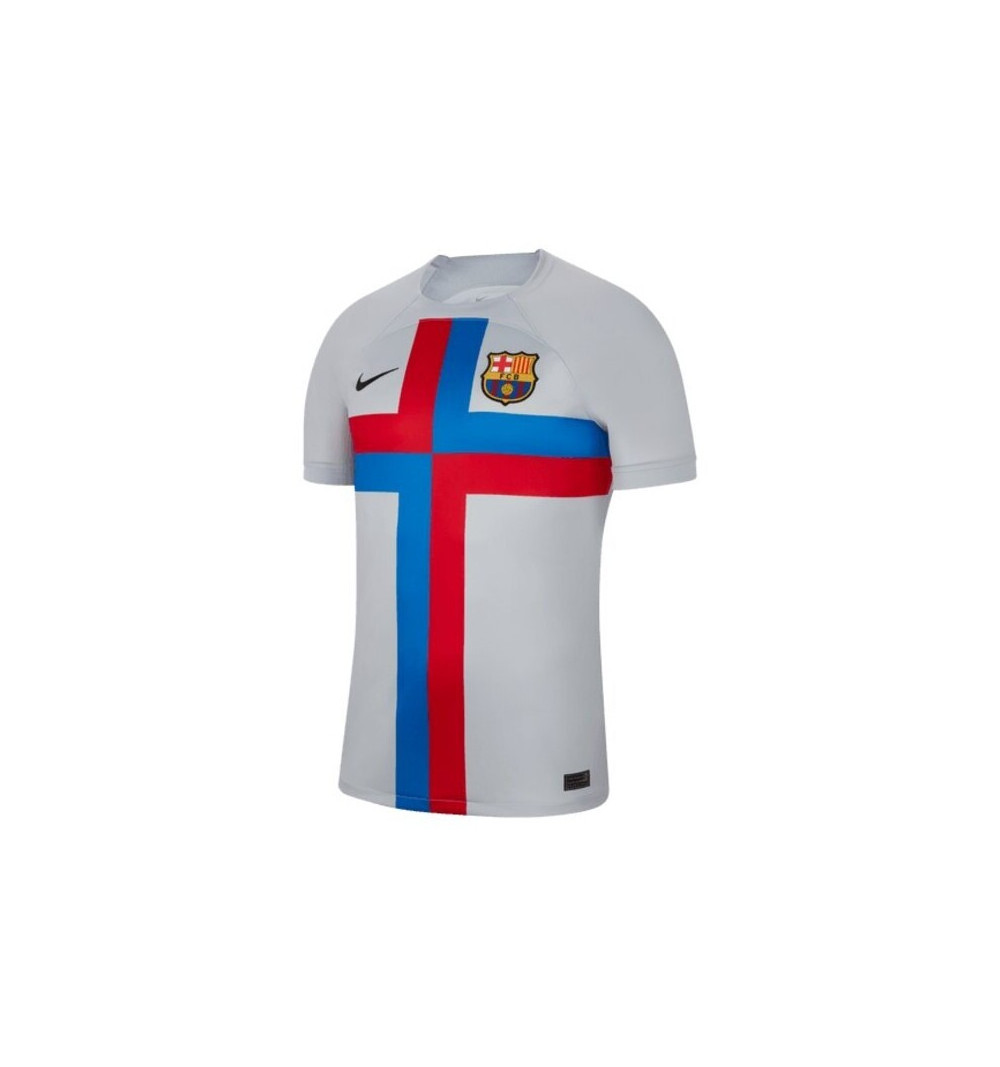 voz herramienta Revolucionario Nike FC Barcelona Third Shirt Gray DN2713 043