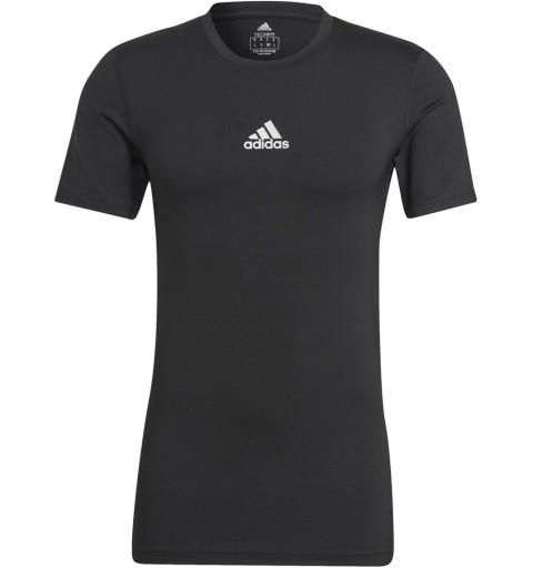 Adidas Kurzarm Techfit T-Shirt Schwarz GU4906