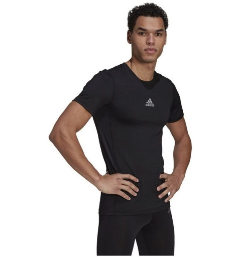 Adidas Short Sleeve Techfit T-shirt Black GU4906
