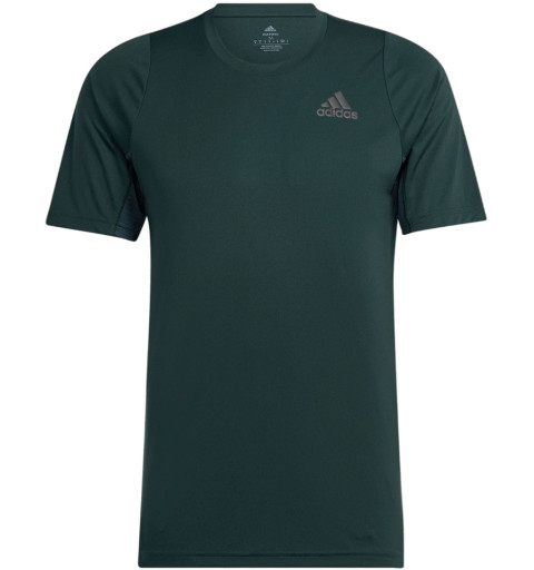Camiseta masculina Adidas Run Icon 3B verde HJ7237