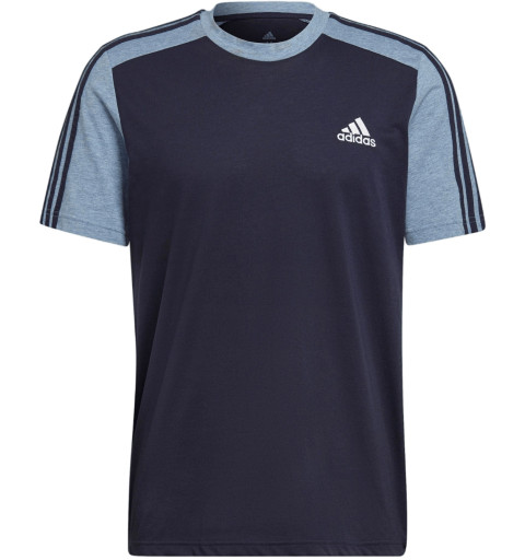 Adidas Essentials Melange T-shirt Navy Blue HK2900