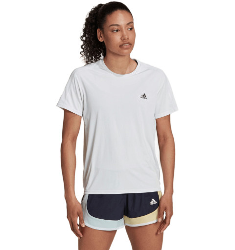 Adidas Run It Running T-shirt Blanc HL1454