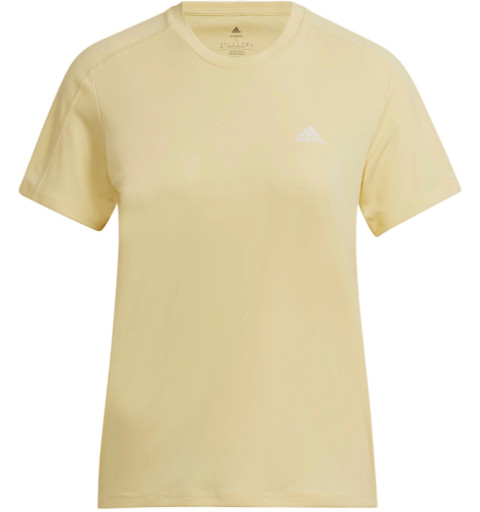 Camiseta feminina Adidas Running It Alm amarela HL1457