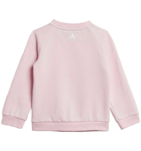 Tuta da bambino Adidas in cotone rosa HM6598