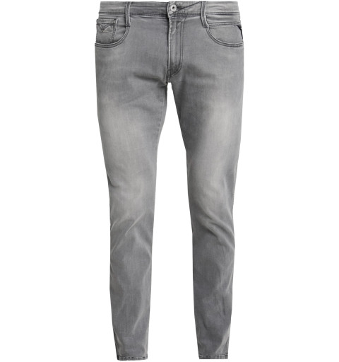 Jeans Replay Ambos Stretch M914.51A Cinza