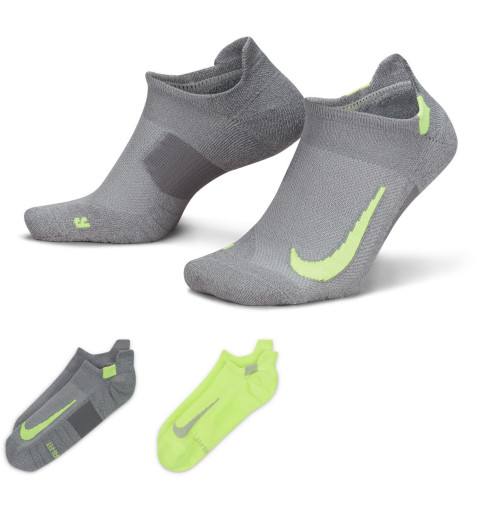 Nike Chaussettes de course invisibles 2 paires SX7554 929