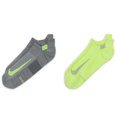 Nike Chaussettes de course invisibles 2 paires SX7554 929