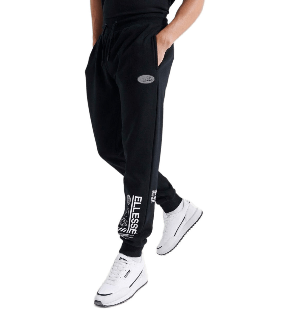 Ellesse Jogger Pither Long Pant in Black Cotton SXP16081