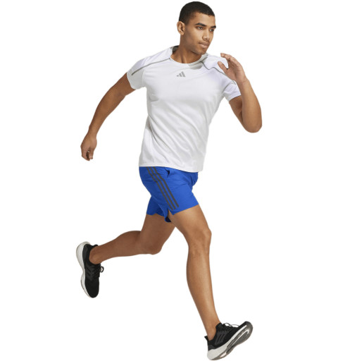 Adidas Short Run Icon Full Refletivo Azul Royale
