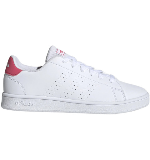 Adidas Mädchen Advantage Schuh Weiß Rosa EF0211
